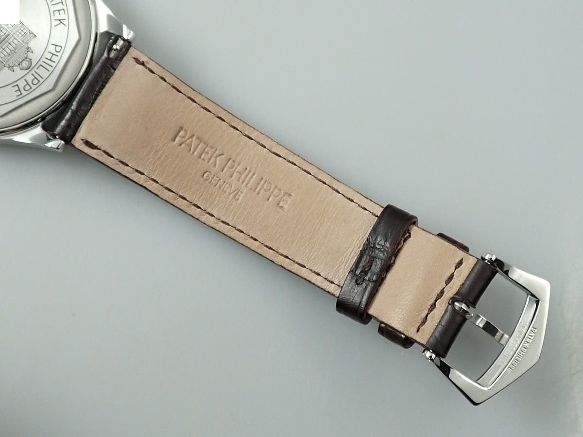 パテックフィリップ カラトラバ ジュネーブ ブティック限定 Ref.5565A-001 シルバー文字盤 美品 67WLSS8M