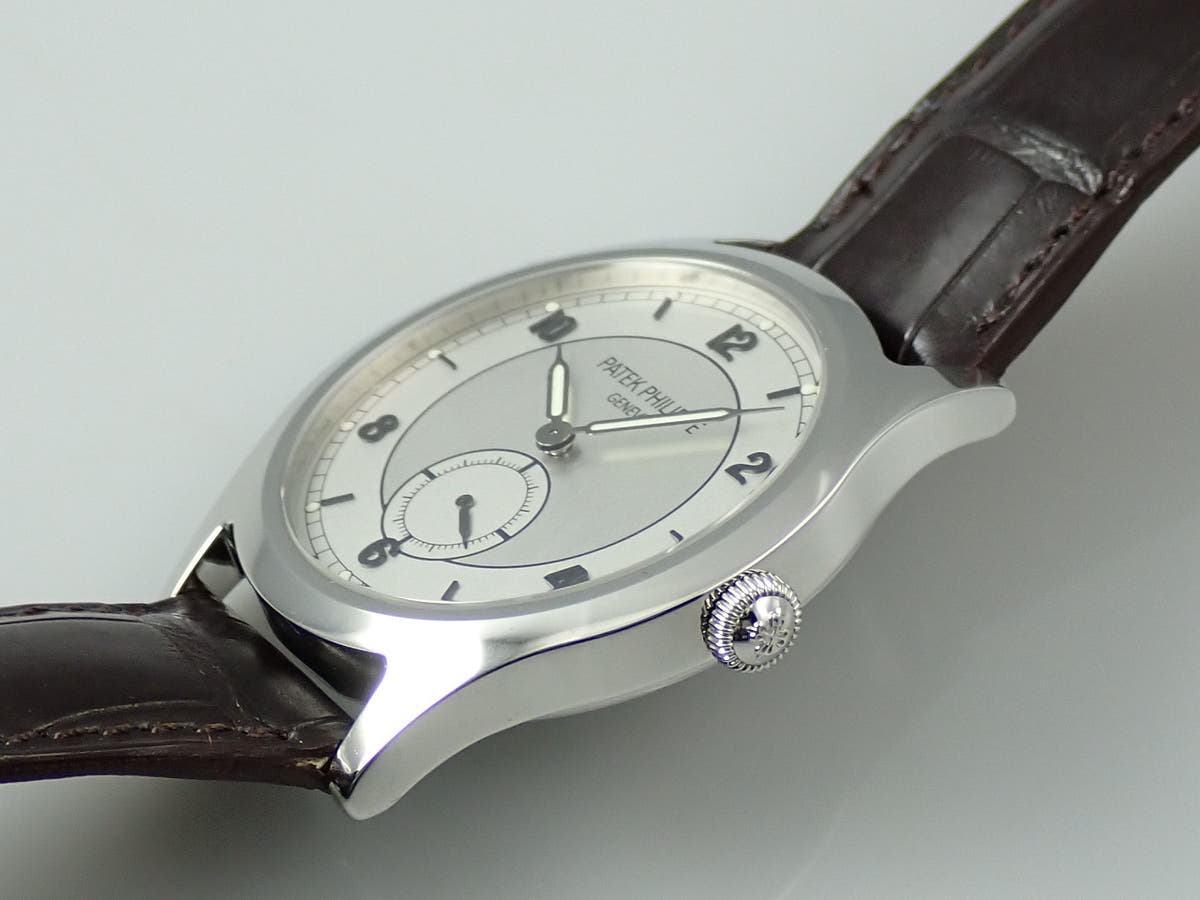 パテックフィリップ カラトラバ ジュネーブ ブティック限定 Ref.5565A-001 シルバー文字盤 美品 67WLSS8M