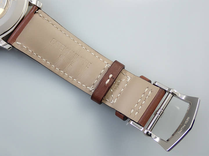 パテックフィリップ カラトラバ パイロット トラベルタイム Ref.5524G-001 ホワイトゴールド ブルー文字盤