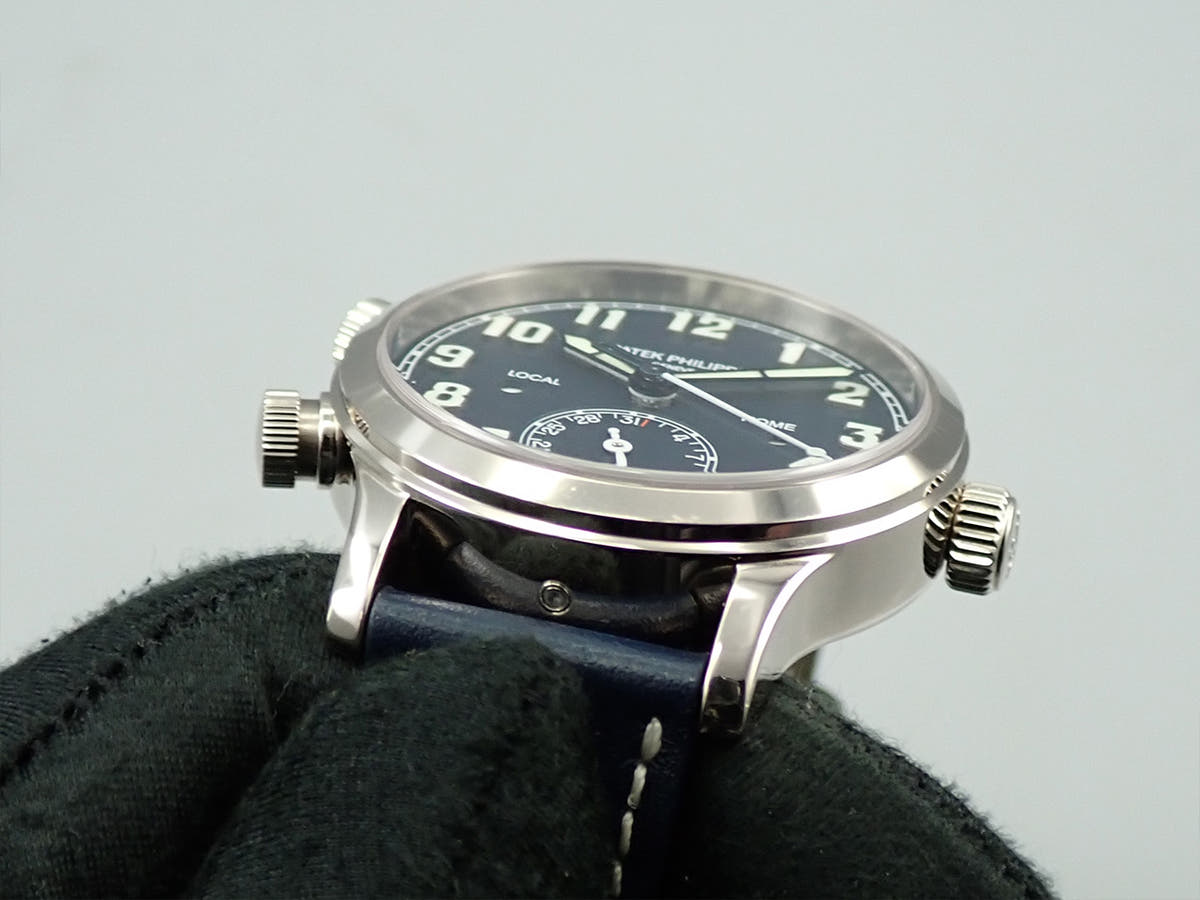パテックフィリップ カラトラバ パイロット トラベルタイム Ref.7234G-001 ブルー文字盤 中古 PK407355