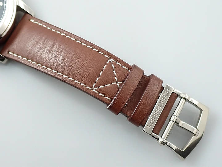 パテックフィリップ カラトラバ パイロット トラベルタイム Ref.5524G-001 ホワイトゴールド ブルー文字盤