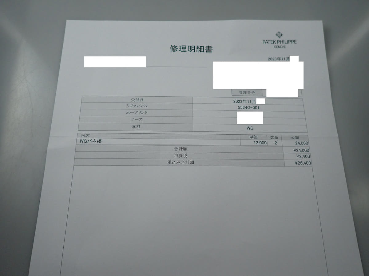 パテックフィリップ カラトラバ パイロット トラベルタイム Ref.5524G-001 ブルー文字盤 中古 F70ZLCTX