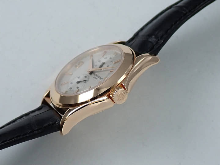 Patek Philippe Calatrava Travel Time Ref. 5134R-011 Rose Gold Silver Dial