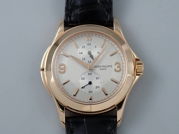 Patek Philippe Calatrava Travel Time Ref. 5134R-011 Rose Gold Silver Dial