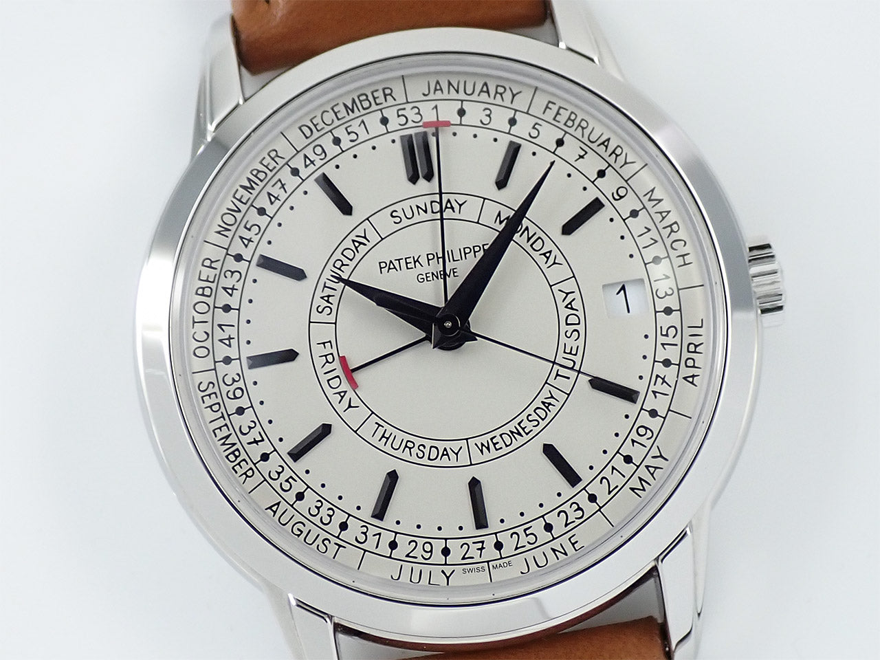 Patek Philippe Calatrava Weekly Calendar Ref.5212A-001 SS Silver Dial