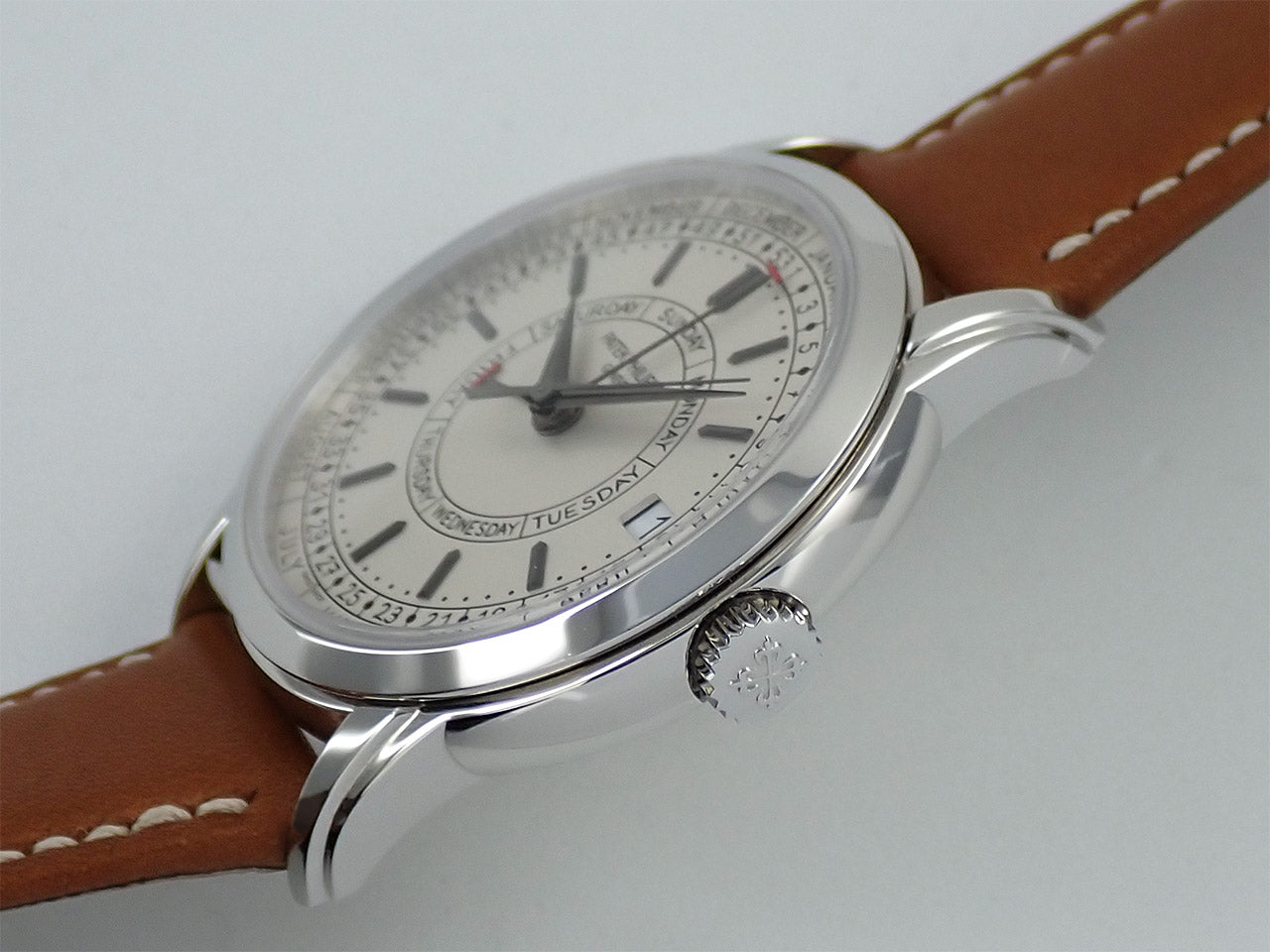 Patek Philippe Calatrava Weekly Calendar Ref.5212A-001 SS Silver Dial