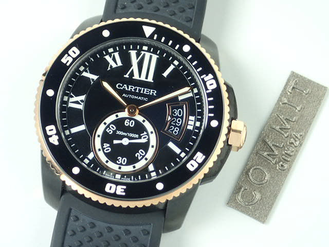 カルティエ カリブル Ref.W2CA0004 ブラック文字盤 中古 calibre-2