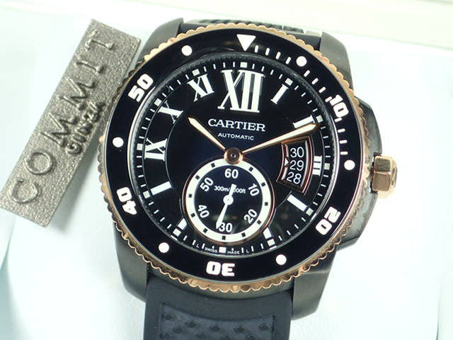 カルティエ カリブル Ref.W2CA0004 ブラック文字盤 中古 calibre-2