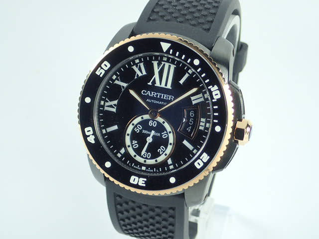 カルティエ カリブル Ref.W2CA0004 ブラック文字盤 中古 calibre
