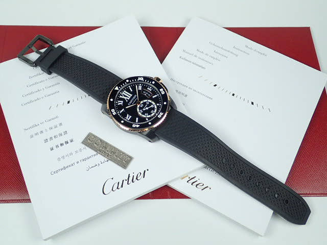 カルティエ カリブル Ref.W2CA0004 ブラック文字盤 中古 calibre