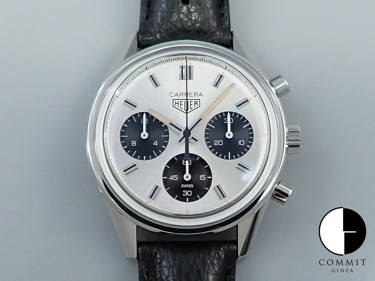 TAG Heuer Carrera Chronograph 60th Anniversary Edition Ref.CBK221H.FC8317 Silver Dial Unused 58K08655