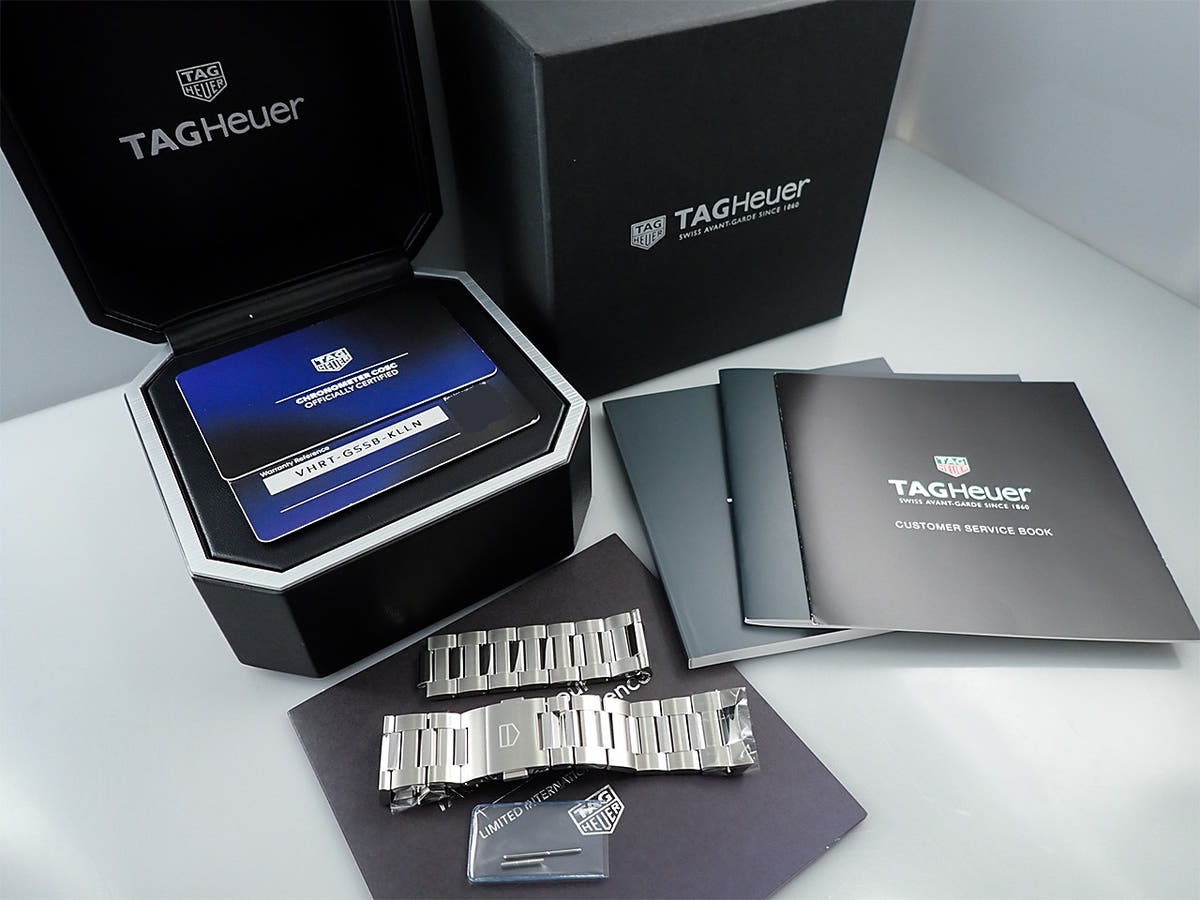 Tag Heuer Carrera Chronograph Tourbillon Ref.CBS5010.FC6543 Blue Dial Unused M7FM33V4