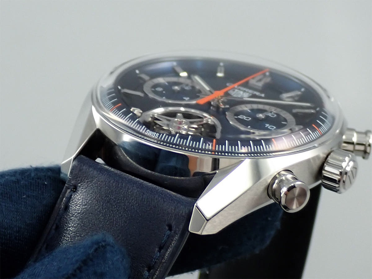Tag Heuer Carrera Chronograph Tourbillon Ref.CBS5010.FC6543 Blue Dial Unused M7FM33V4