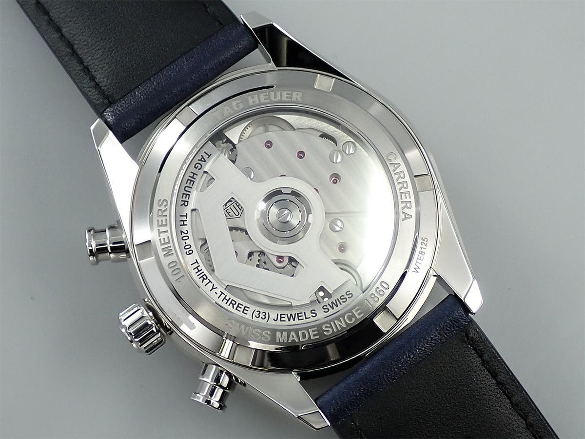 Tag Heuer Carrera Chronograph Tourbillon Ref.CBS5010.FC6543 Blue Dial Unused M7FM33V4