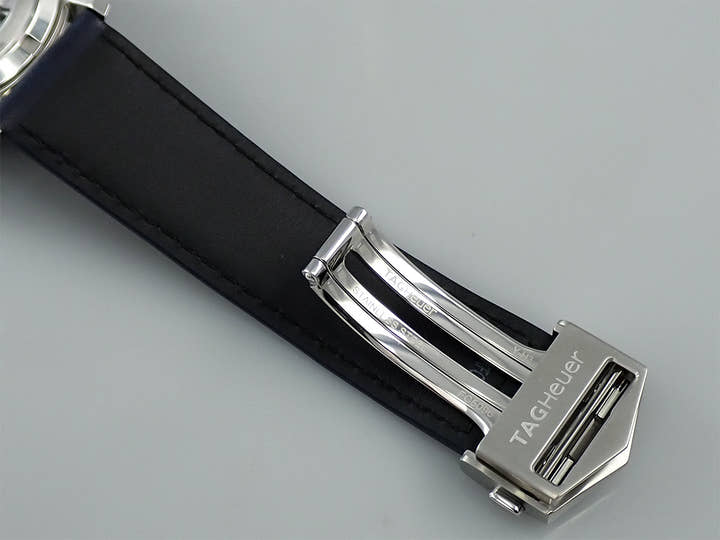タグホイヤー カレラ クロノグラフ トゥールビヨン Ref.CBS5010.FC6543 ブルー文字盤 未使用 M7FM33V4