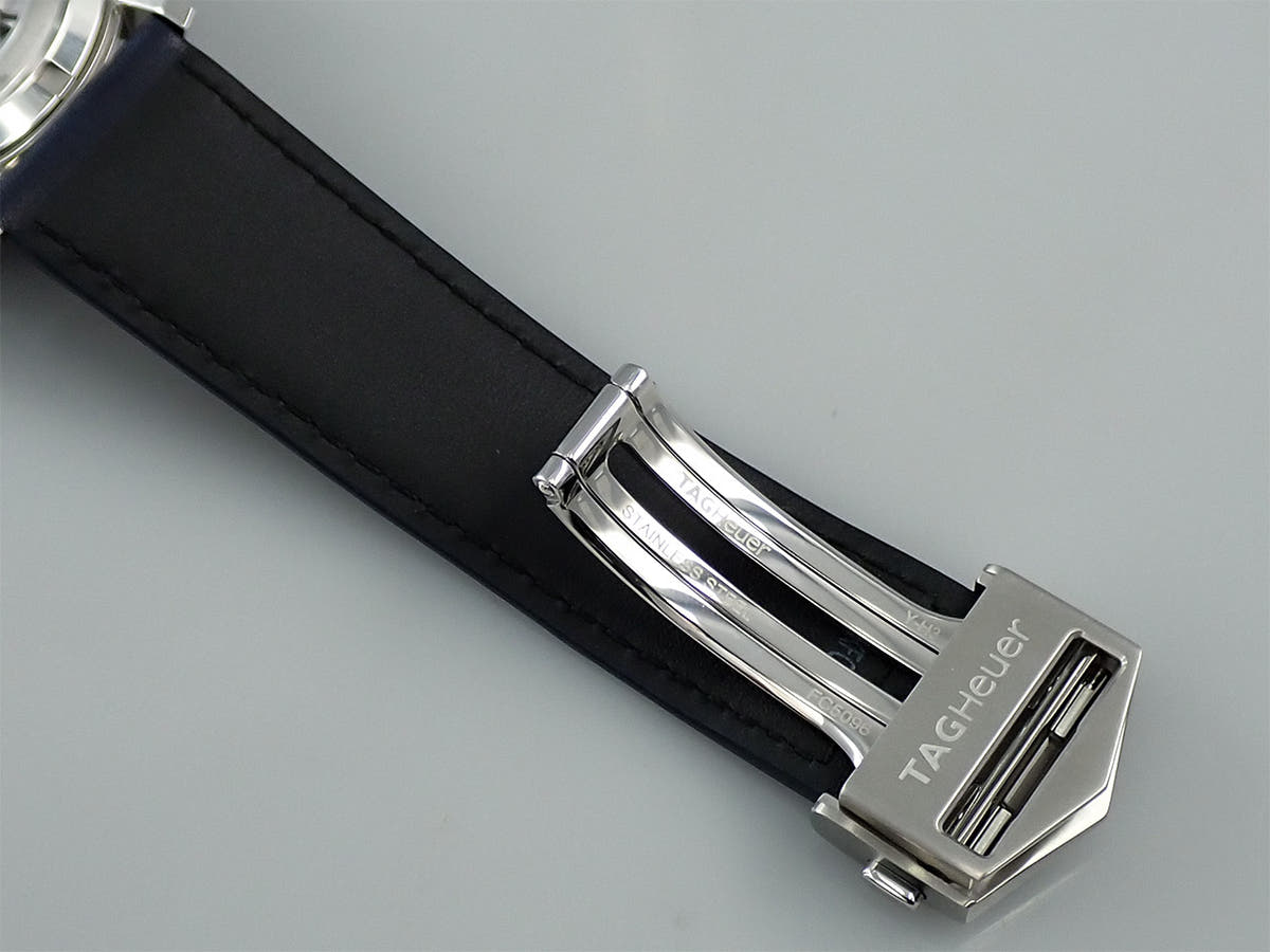 Tag Heuer Carrera Chronograph Tourbillon Ref.CBS5010.FC6543 Blue Dial Unused M7FM33V4