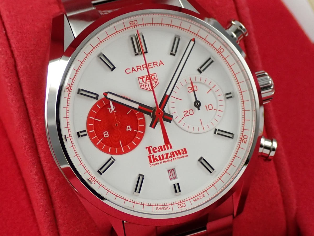 TAG Heuer Carrera Team Ikuzawa by Bamford Ref.CBN201F.EB0356 White Opaline Dial Unused Y3C03255