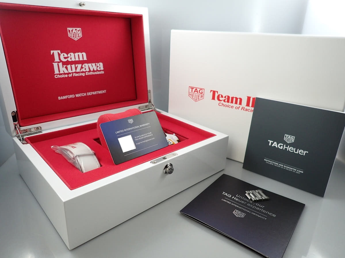 TAG Heuer Carrera Team Ikuzawa by Bamford Ref.CBN201F.EB0356 White Opaline Dial Unused Y3C03255