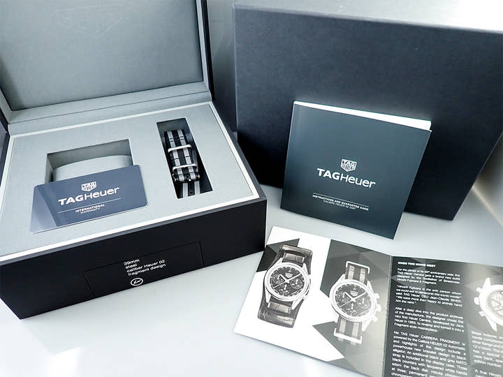 タグホイヤー カレラ フラグメント Ref.CBK221A.EB0171 ブラック文字盤 中古 F2661540