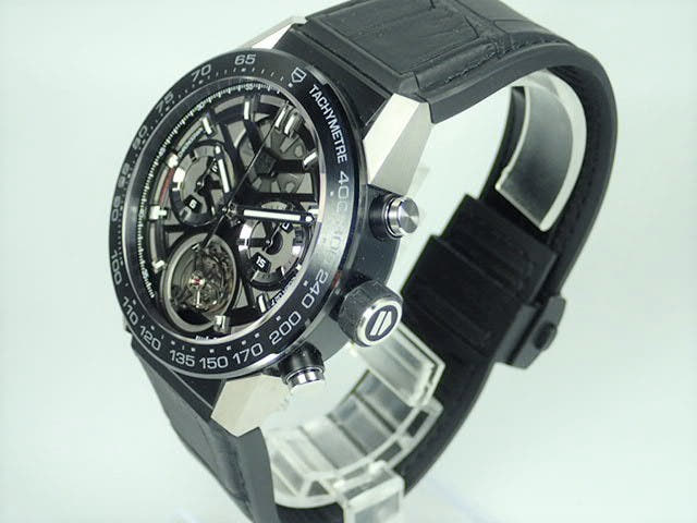 Tag Heuer Carrera Ref.CAR5A8Y.FC6377 Black Skeleton Dial Used carrera-4