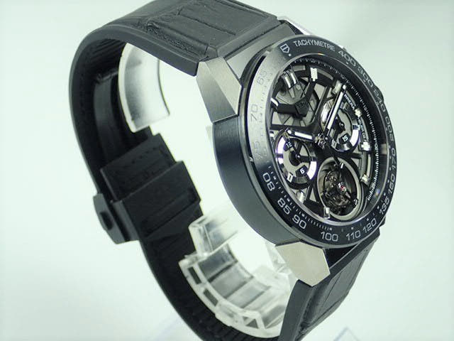 Tag Heuer Carrera Ref.CAR5A8Y.FC6377 Black Skeleton Dial Used carrera-4