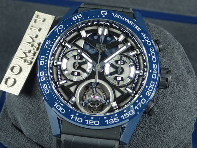 Tag Heuer Carrera Ref.CAR5A93.FC6442 Black skeleton dial Unused carrera-5