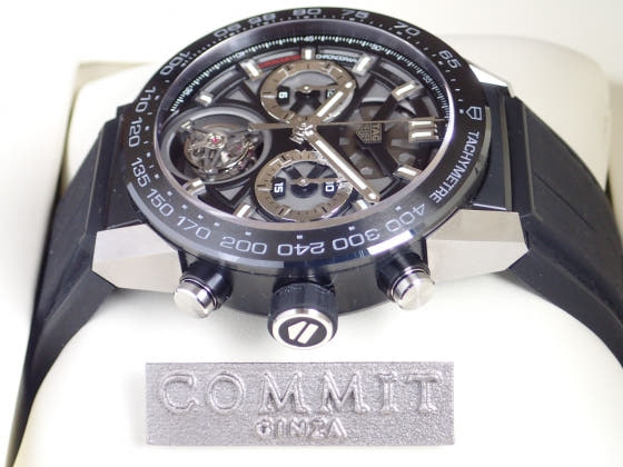 Tag Heuer Carrera Ref.CAR5A8Y.FC6377 Black skeleton dial Used Carrera