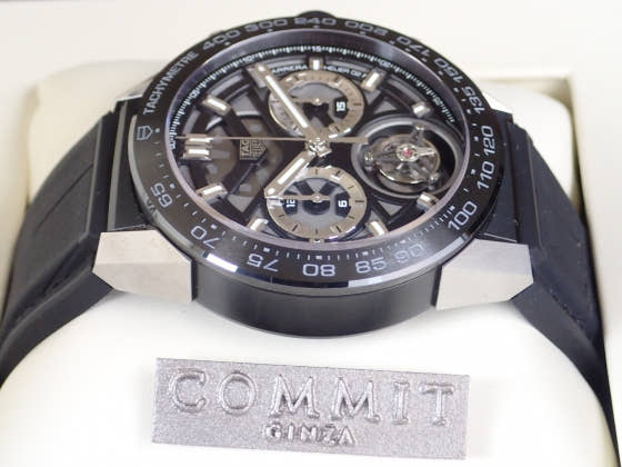 タグホイヤー カレラ Ref.CAR5A8Y.FC6377 ブラックスケルトン文字盤 中古 carrera