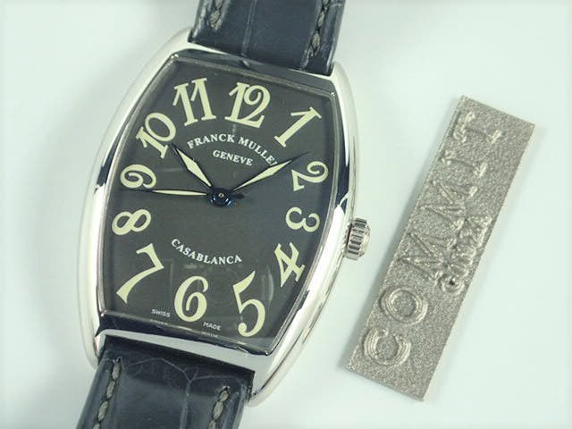 フランクミュラー トノウ・カーベックス Ref.2852CASA ブラック文字盤 中古 casablanca-5