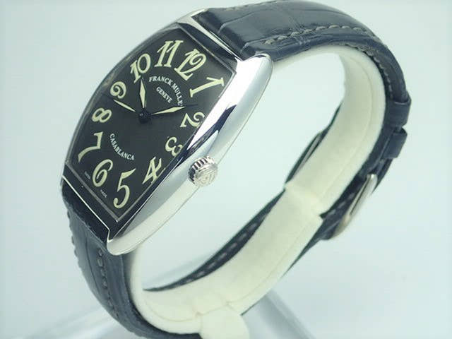 フランクミュラー トノウ・カーベックス Ref.2852CASA ブラック文字盤 中古 casablanca-5