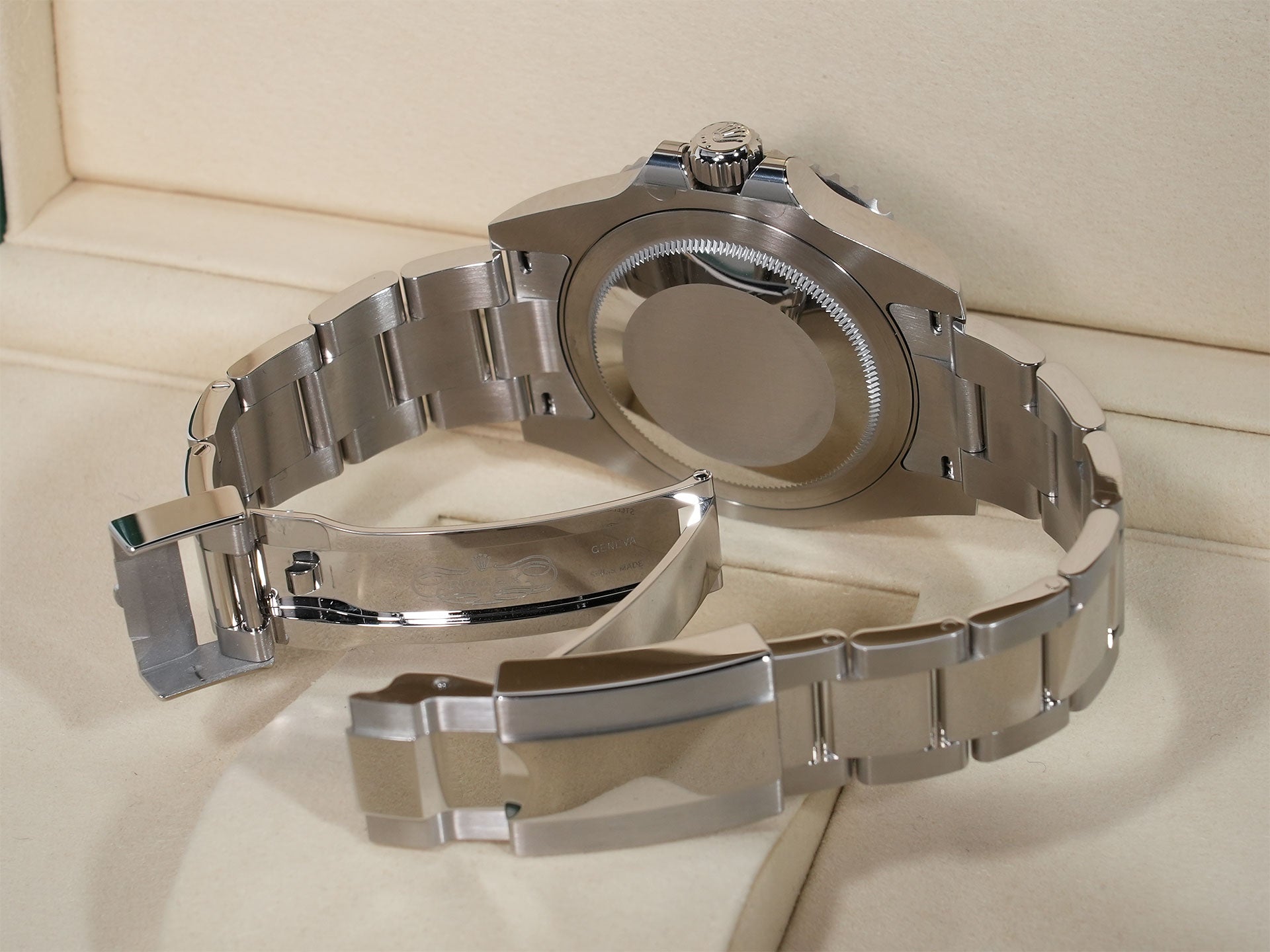 Rolex GMT-Master II Ref. 126710GRNR Stainless Steel Black Dial Oyster Bracelet Unused cdw8d2zz
