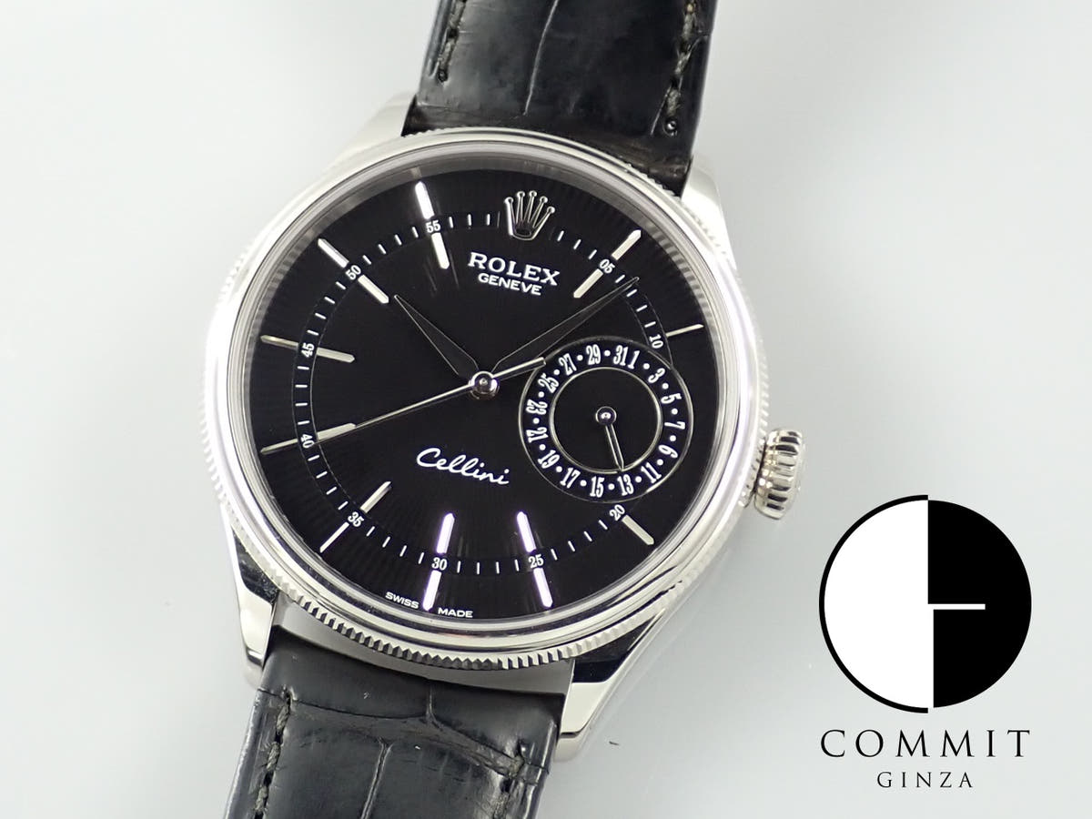 ロレックス チェリーニ Ref.50519 ブラック文字盤 中古 cellini-10