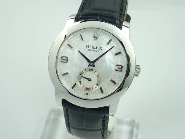 ロレックス チェリーニ Ref.5240/6 ホワイト文字盤 中古 cellini-6