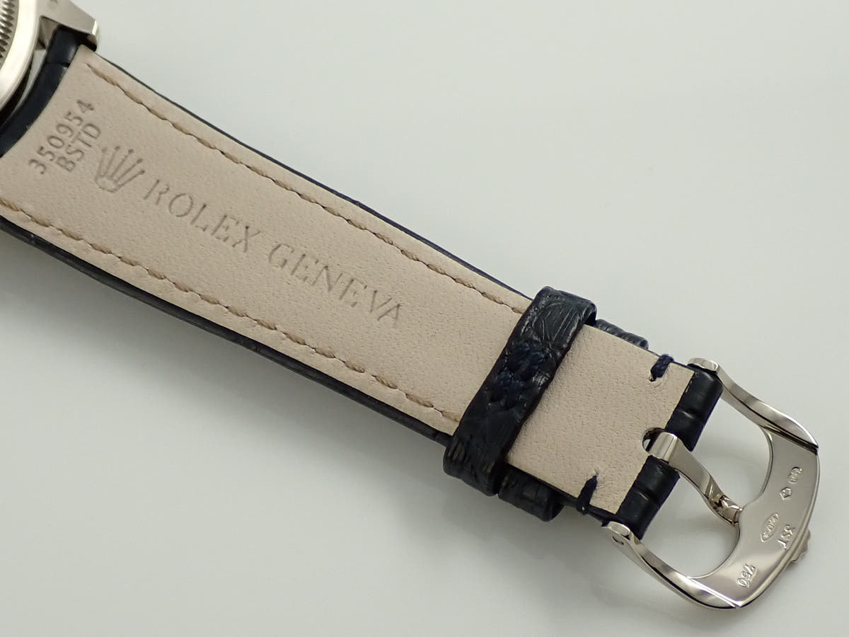 ロレックス チェリーニ デイト Ref.50519 ブルー文字盤 極美品 454H1LSS