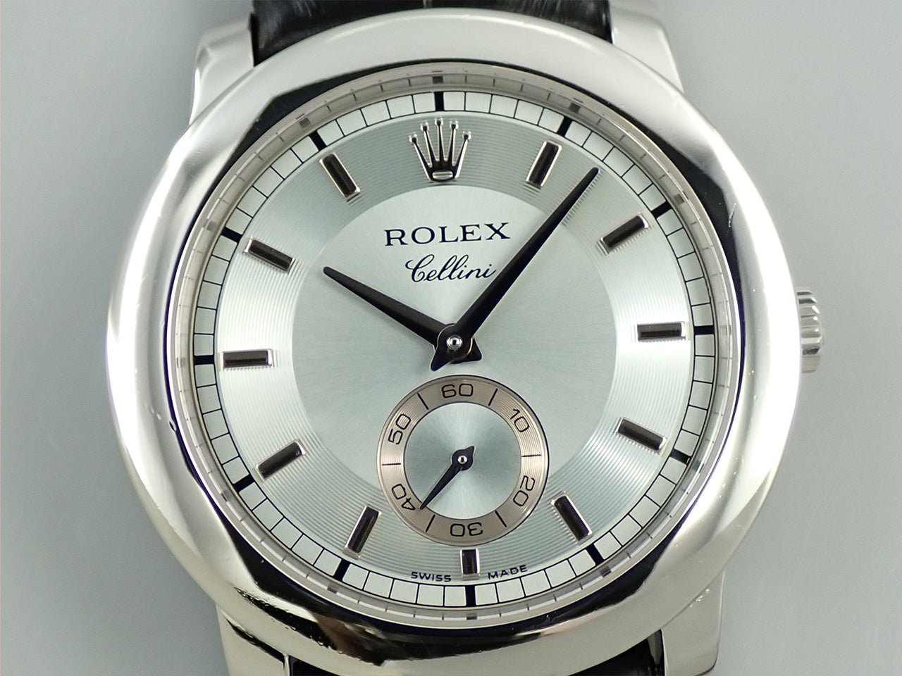 Rolex Cellini Cellinium Ref.5241/6 PT Ice Blue Dial