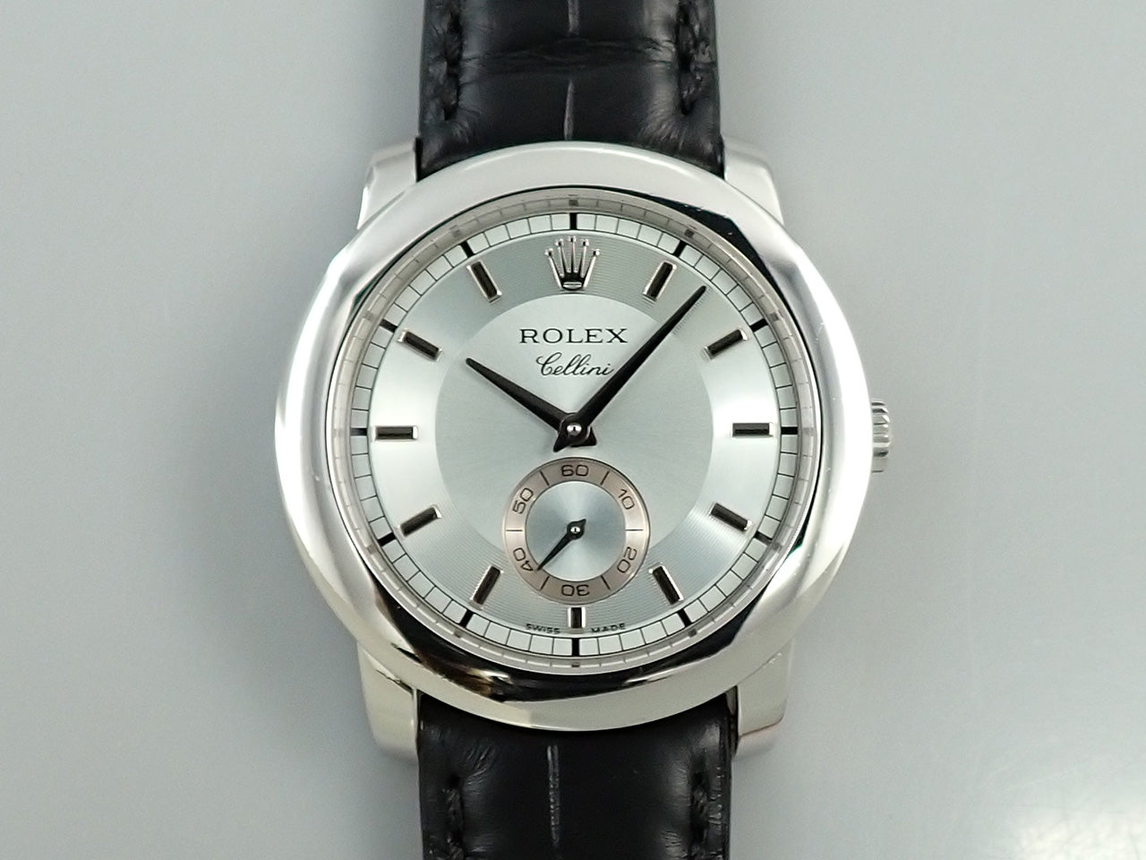 Rolex Cellini Cellinium Ref.5241/6 PT Ice Blue Dial