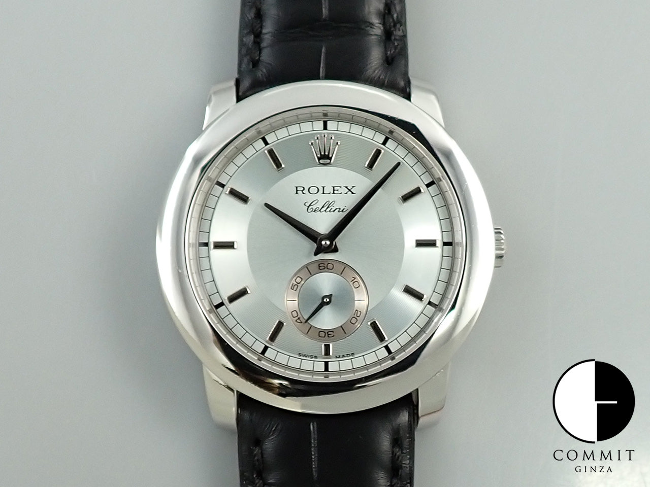 Rolex Cellini Cellinium Ref.5241/6 PT Ice Blue Dial