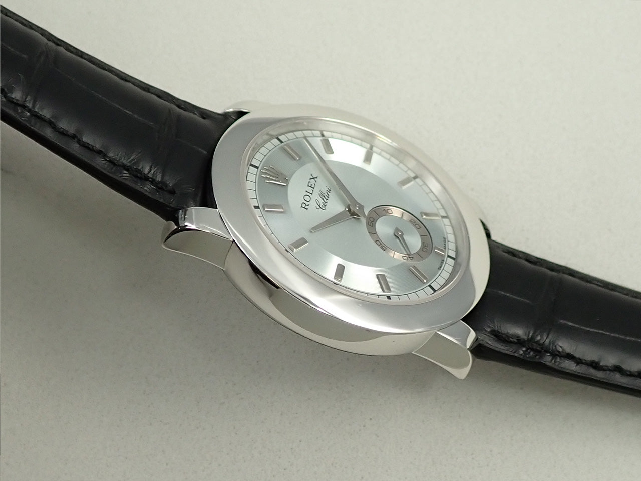 Rolex Cellini Cellinium Ref.5241/6 PT Ice Blue Dial