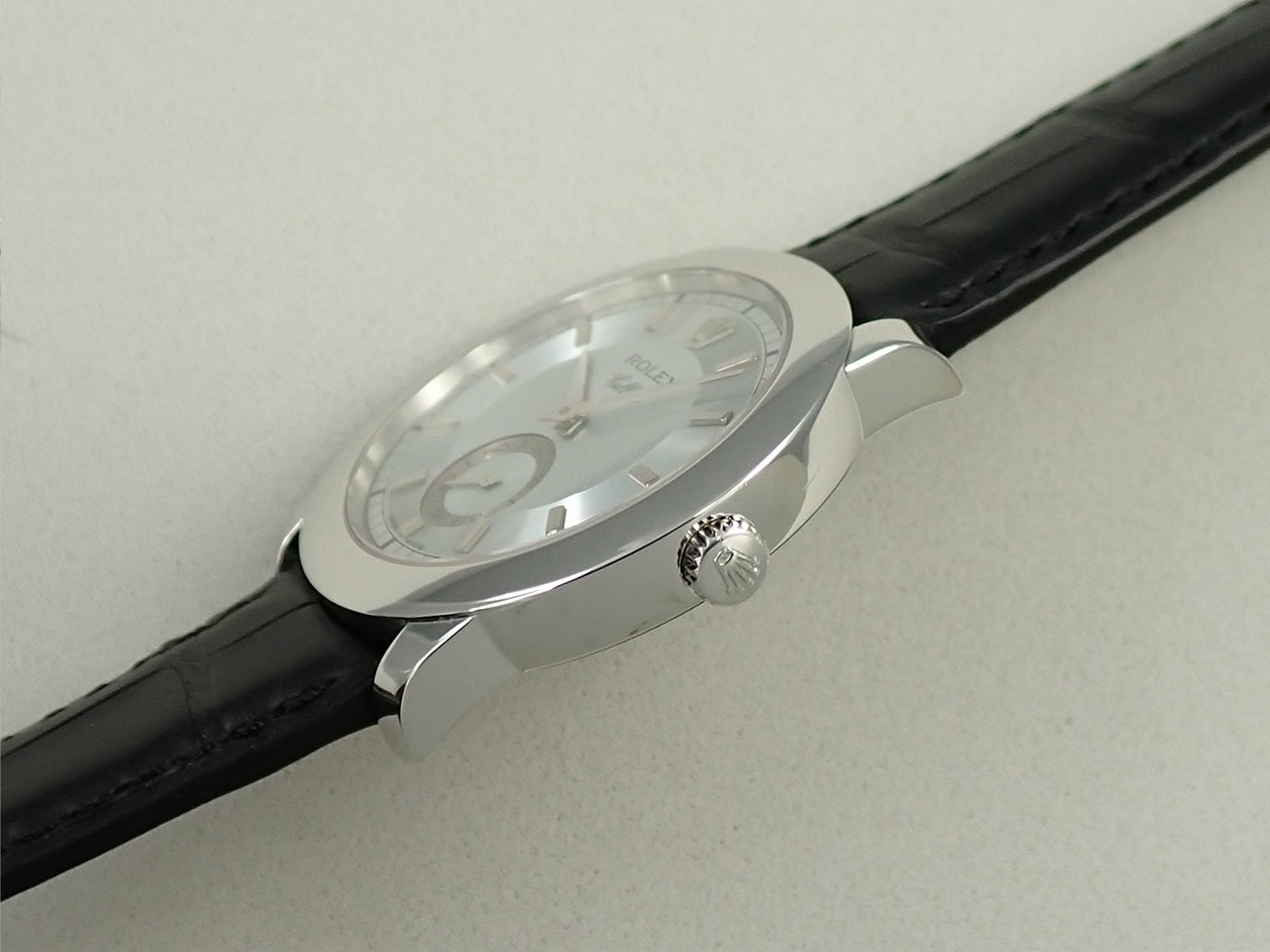 Rolex Cellini Cellinium Ref.5241/6 PT Ice Blue Dial