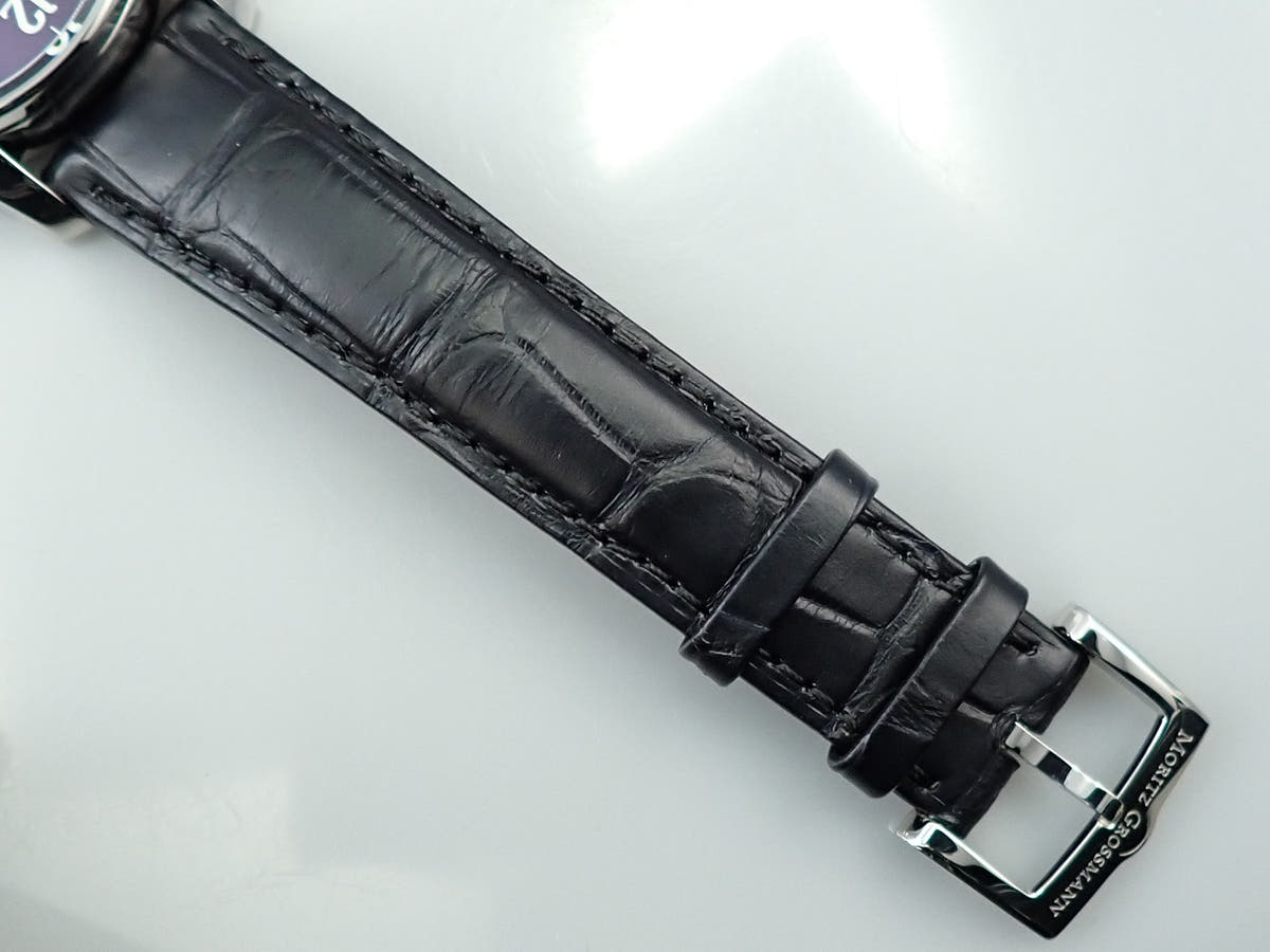 モリッツグロスマン セントラルセコンド Ref.MG-003297 パープル文字盤 極美品 M6YM4CS2