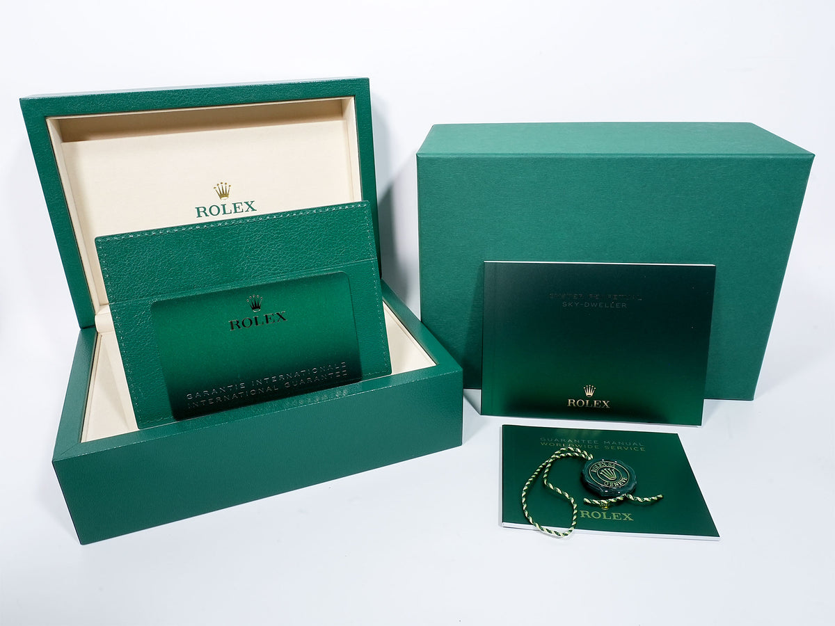 Rolex Sky-Dweller Ref. 336934 Stainless Steel/White Gold, Black Dial, Jubilee Bracelet, Unworn cgn2qrm6