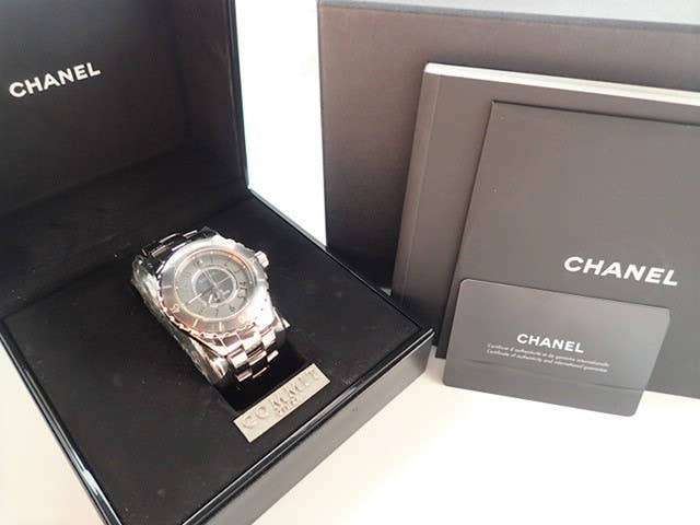 シャネル J12 Ref.H2979 グレー文字盤 中古 chanel-2