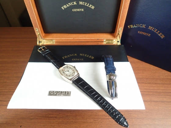 フランクミュラー クロノメトロ Ref.5850CHRONOMETRO シルバー文字盤 中古 chrono-metro