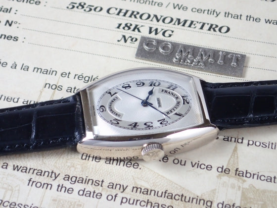 フランクミュラー クロノメトロ 18KWG Ref.5850 CHRONOMETRO