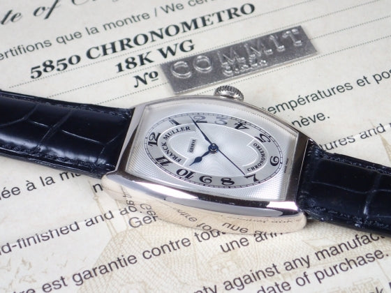 フランクミュラー クロノメトロ 18KWG Ref.5850 CHRONOMETRO