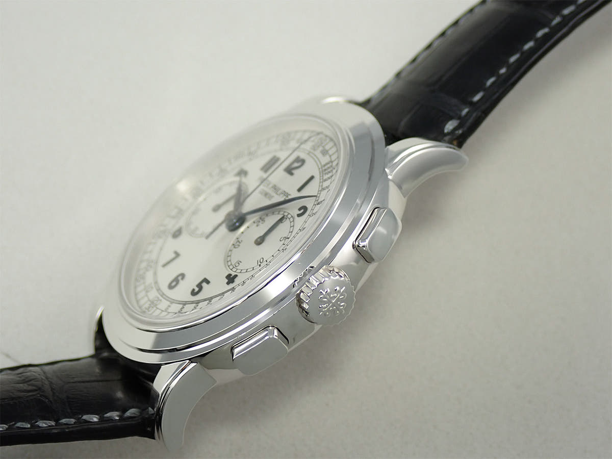 パテックフィリップ クロノグラフ Ref.5070G-001 シルバー文字盤 中古 09P84KA2