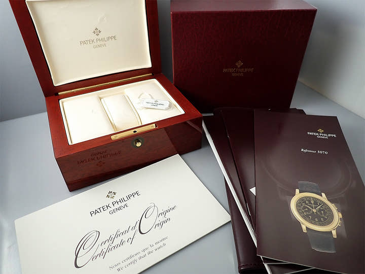 パテックフィリップ クロノグラフ Ref.5070G-001 ホワイトゴールド シルバー文字盤