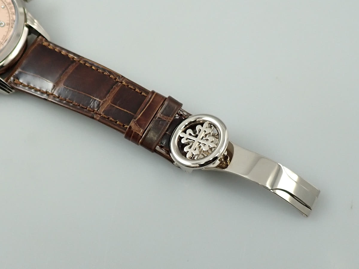 パテックフィリップ クロノグラフ Ref.5172G-010 ローズゴールドメッキのオパーリン文字盤 極美品 437C4ASY