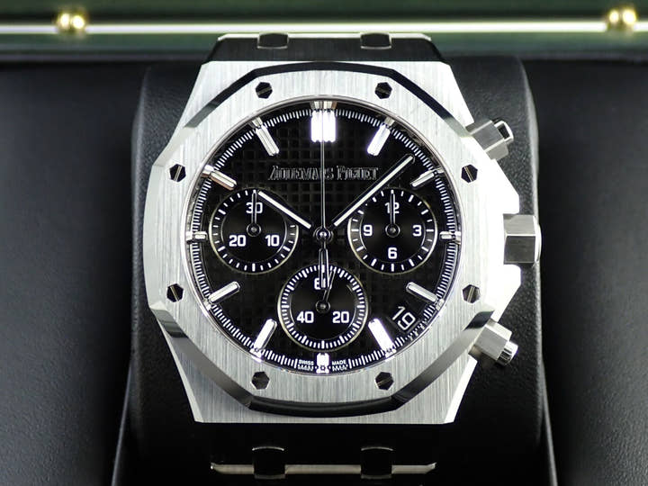 オーデマピゲ ロイヤルオーク クロノグラフ 50周年記念 Ref.26240ST.OO.1320ST.02 ステンレススチール ブラック文字盤
