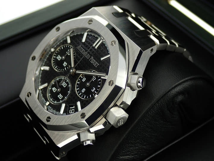 オーデマピゲ ロイヤルオーク クロノグラフ 50周年記念 Ref.26240ST.OO.1320ST.02 ステンレススチール ブラック文字盤